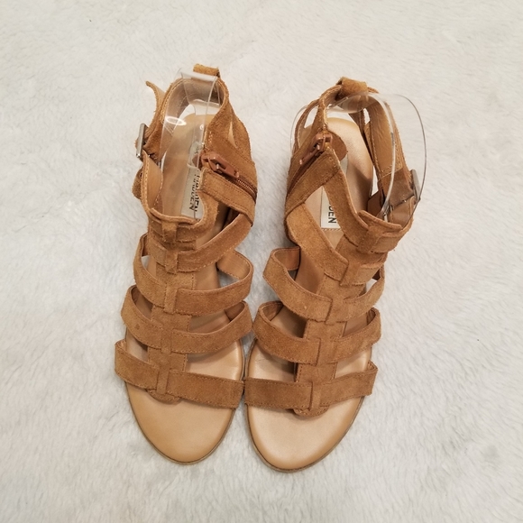- Steve Madden women's suede Leather sandals size 7M Agatha - Picture 4 of 6